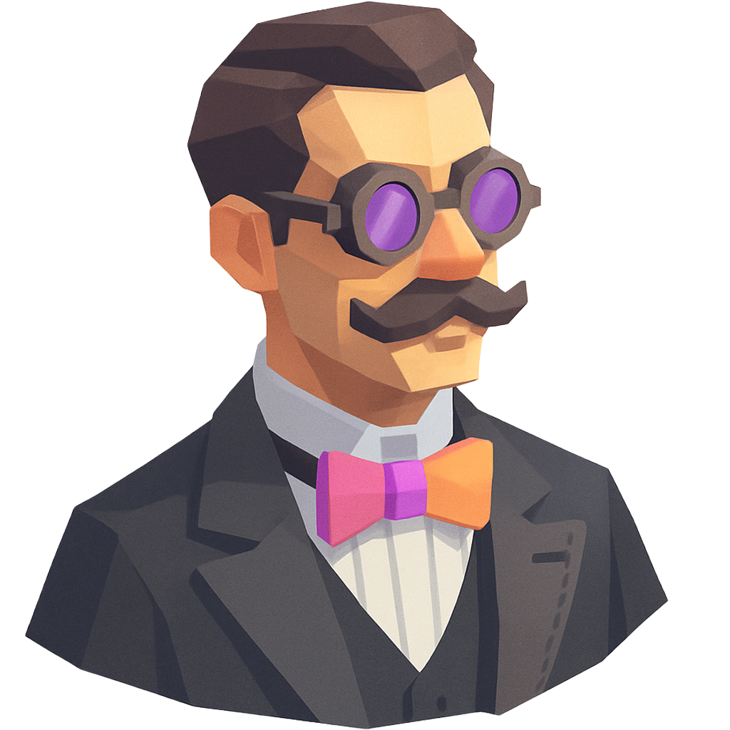 Illustration d'un gentleman