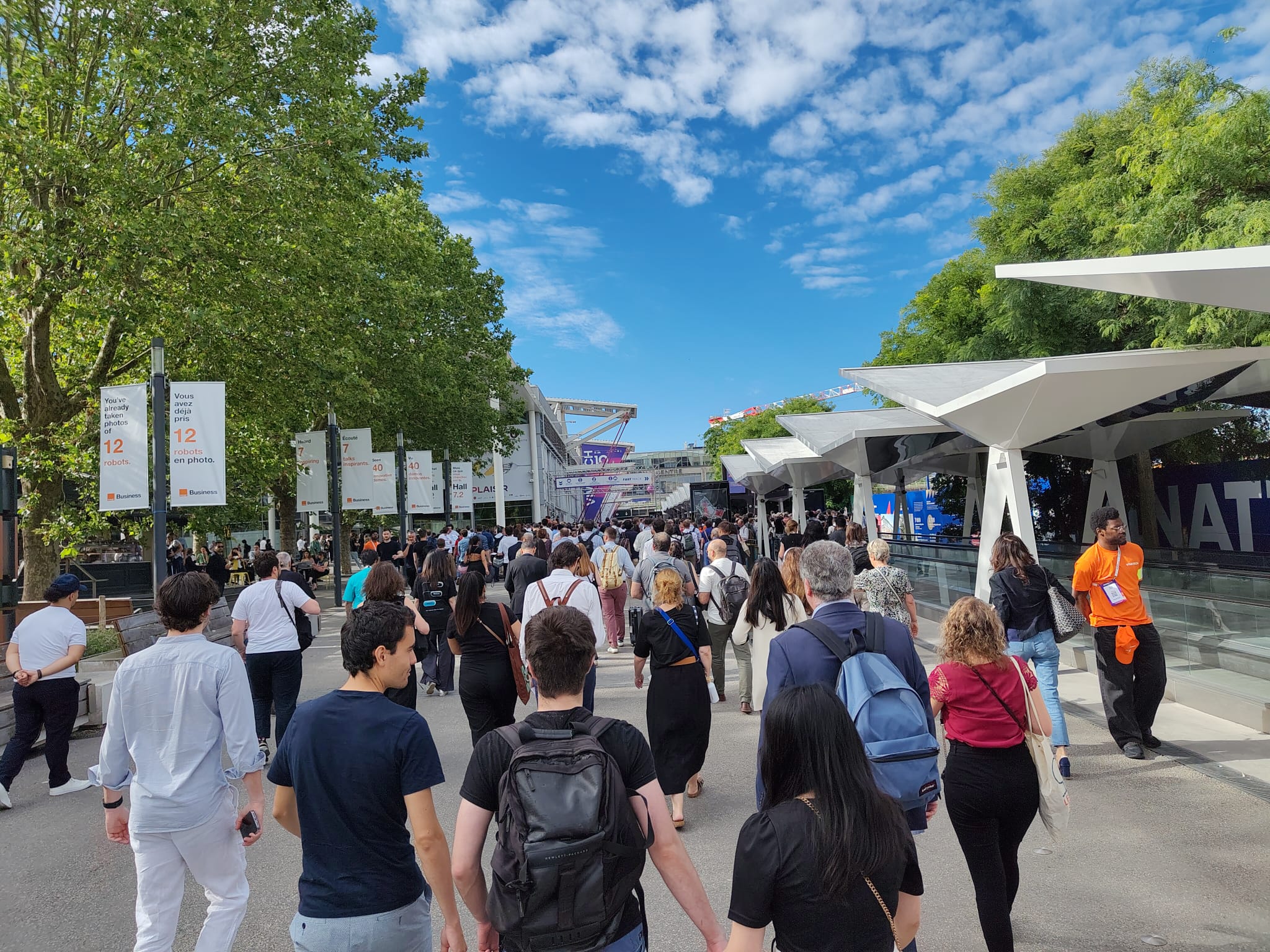 Arrivée à VivaTech
